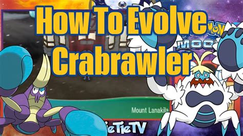 what level does crabrawler evolve|How to Evolve Crabrawler in Pokémon Sun and Moon: 4 Steps.